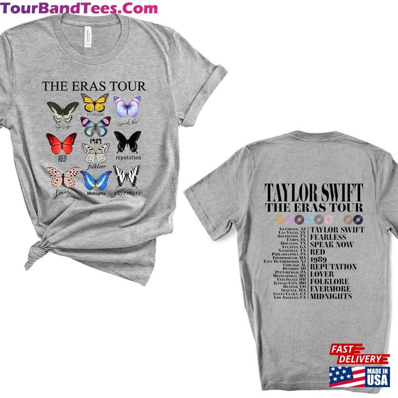 Butterfly Two Sided Shirt The Tour Merch Eras Vintage Unisex Classic 29Uf187798 – Utopia Fashion