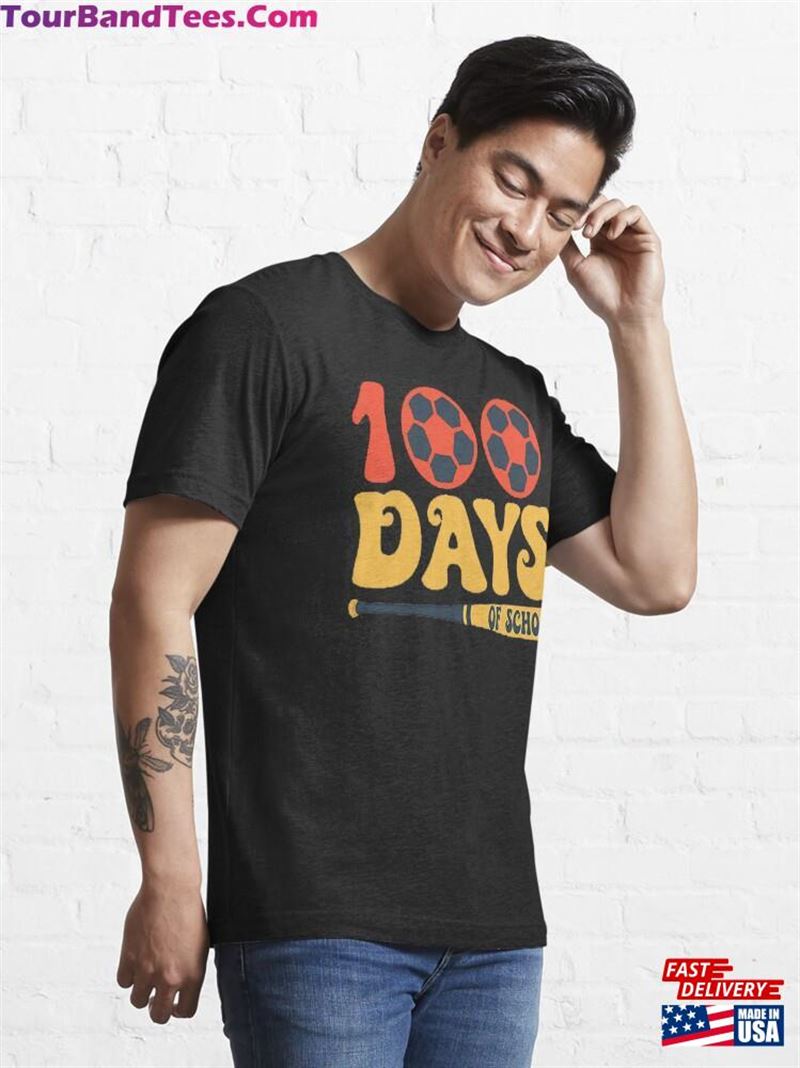 Days Of School Sports T-Shirt 100Th Day Shirt Classic Hoodie 29Uf187515 – Utopia Fashion