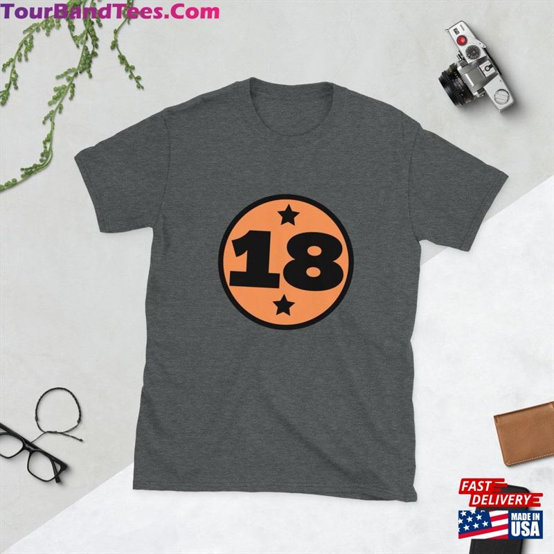 Years Old Number Orange Sport Us Unisex Short Sleeve T-Shirt 29Uf172751 – Utopia Fashion