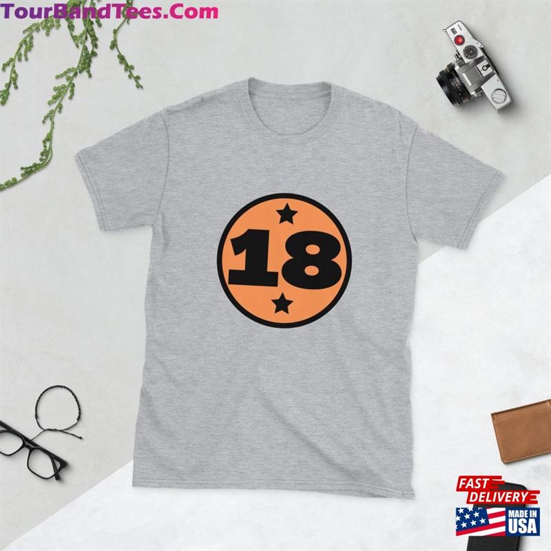 Years Old Number Orange Sport Us Unisex Short Sleeve T-Shirt 29Uf172751 – Utopia Fashion