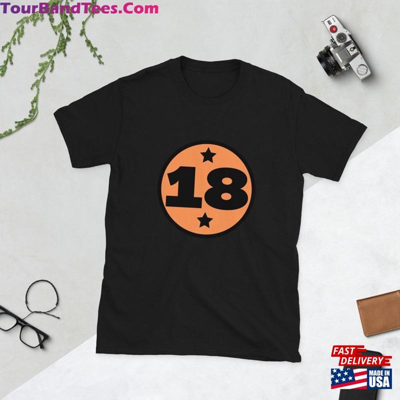 Years Old Number Orange Sport Us Unisex Short Sleeve T-Shirt 29Uf172751 – Utopia Fashion