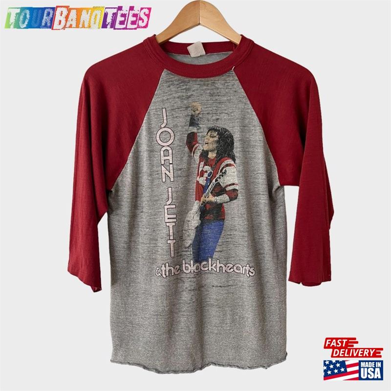 Joan Jett Vintage Tour Band Rock Tee Shirt Hoodie Sweatshirt 29Uf173403 – Utopia Fashion