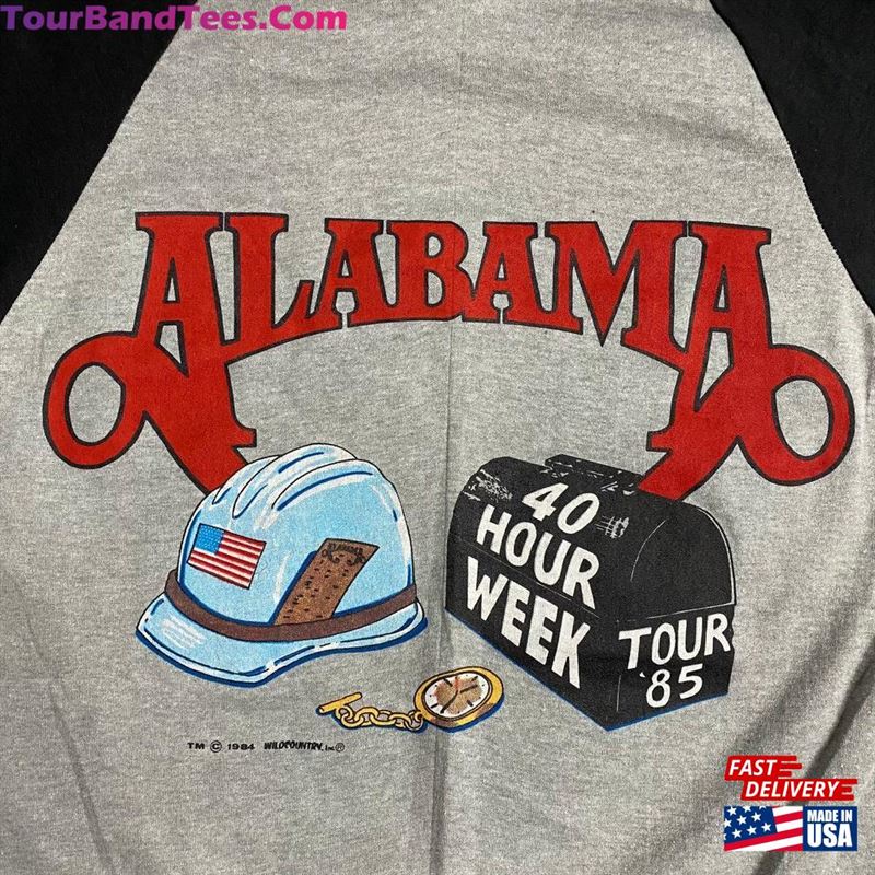 Alabama Hour Work Week Tour T-Shirt Men’S Medium Unisex Hoodie 29Uf180862 – Utopia Fashion