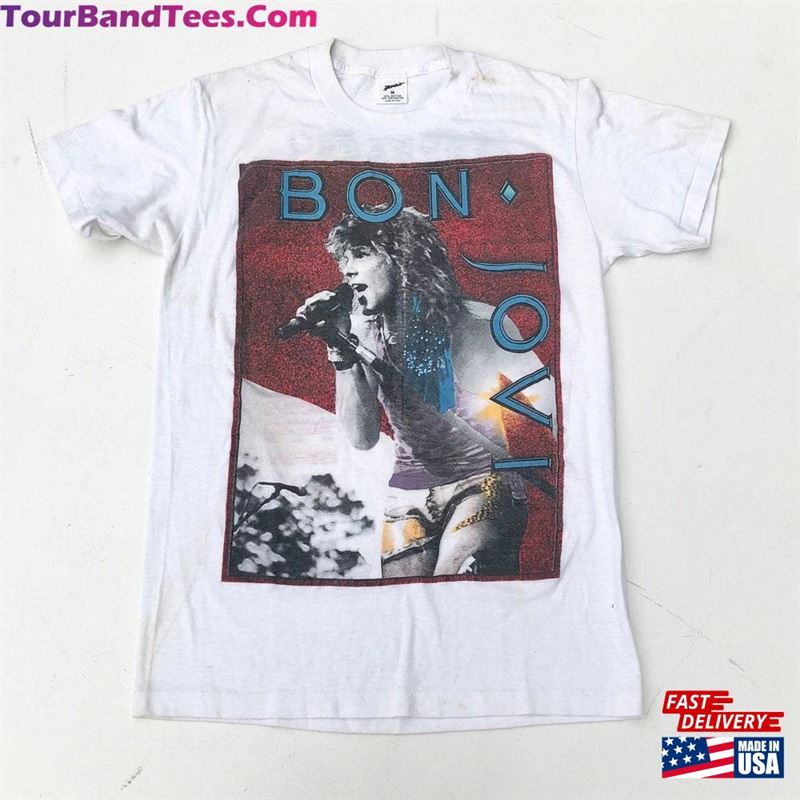 Bon Jovi Fahrenheit Staff Tour T-Shirt Sweatshirt 29Uf167057 – Utopia Fashion