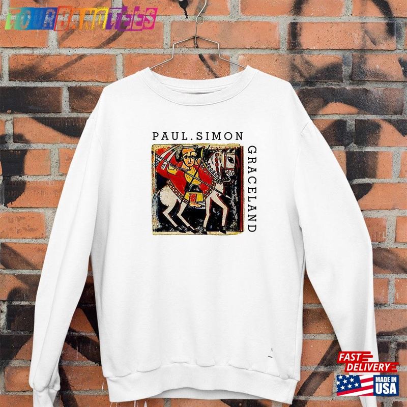 Paul Simon Graceland Tour Concert Australian White T-Shirt Sweatshirt Tank Top Hoodies Unisex Size S 4Xl Adult High Quality Best Gift Hoodie Classic 29Uf171420 – Utopia Fashion