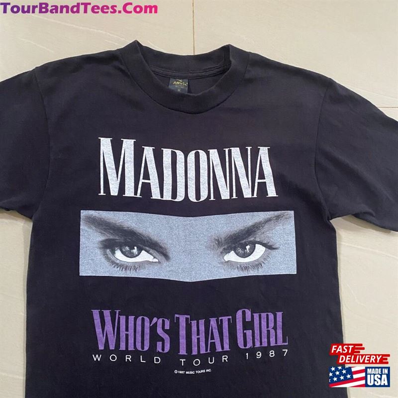 Vintage Madonna Who’S That Girl Mitsubishi Special Tour T-Shirt Medium Size 80S Anvil Classic Sweatshirt 29Uf165284 – Utopia Fashion