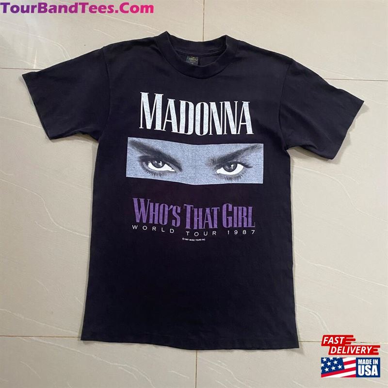 Vintage Madonna Who’S That Girl Mitsubishi Special Tour T-Shirt Medium Size 80S Anvil Classic Sweatshirt 29Uf165284 – Utopia Fashion