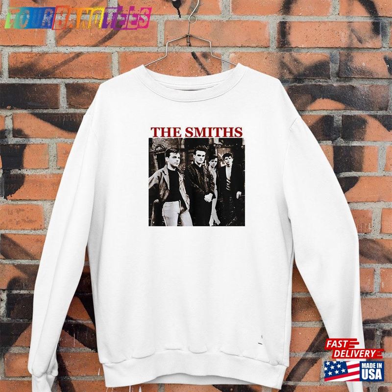 1990S The Smiths Vintage Rock Concert Tour White T-Shirt Sweatshirt Tank Top Hoodies Unisex Size S 4Xl Adult High Quality Best Gift Classic 29Uf173989 – Utopia Fashion