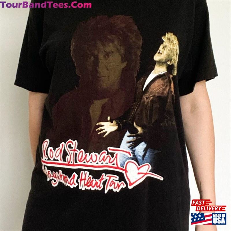 Rod Stewart Vagabond Heart Tour Tee T-Shirt Hoodie 29Uf165267 – Utopia Fashion