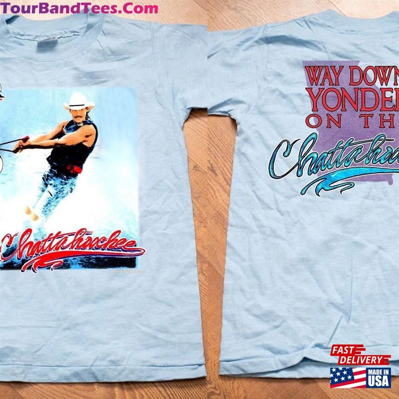 Alan Jackson Way Down Yonder On The Chattahoochee T-Shirt Tour’92 Shirt Classic Hoodie 29Uf181899 – Utopia Fashion