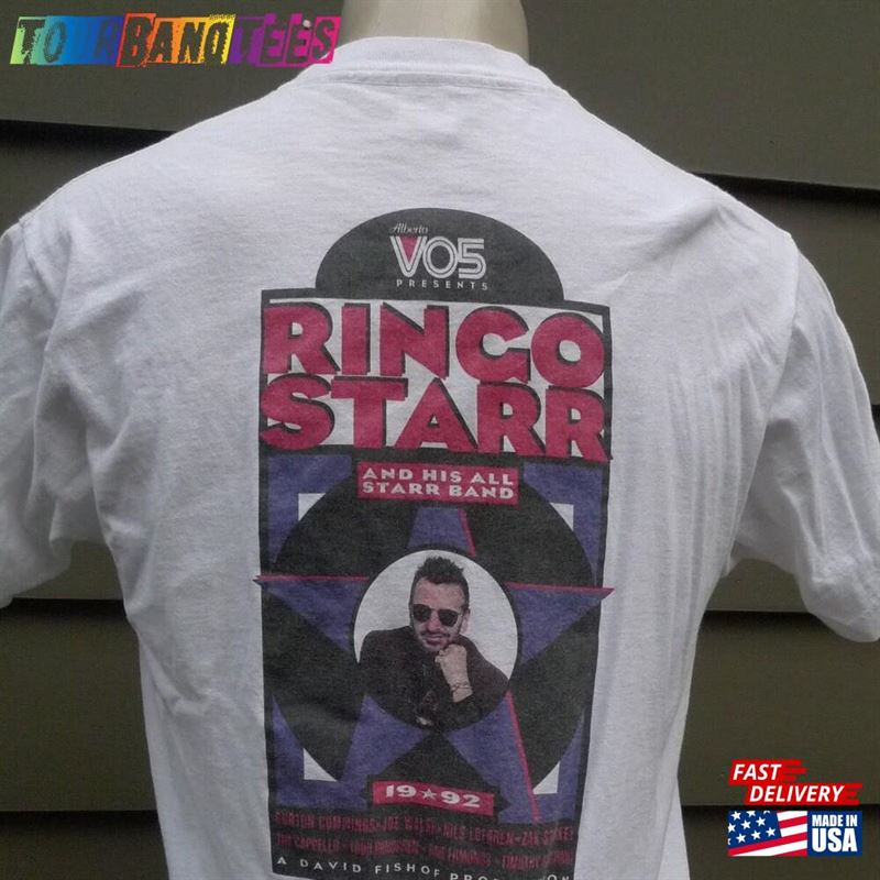 Ringo Star Single Stitch Concert Shirt Mens Medium Hoodie Classic 29Uf171923 – Utopia Fashion