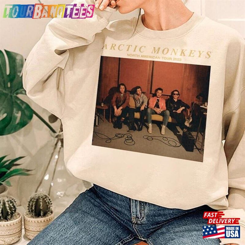 Sides Arctic Monkeys North American Tour Dates World Tshirt Music Sweatshirts T-Shirt Unisex 29Uf166247 – Utopia Fashion