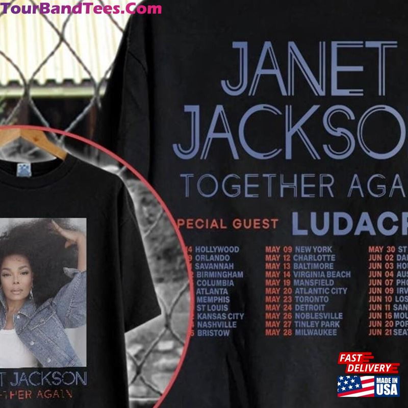 Sides Janet Jackson Together Again Tour Dates World Double Sided Music Day Sweatshirts T-Shirt Gifts Unisex Hoodie 29Uf167658 – Utopia Fashion