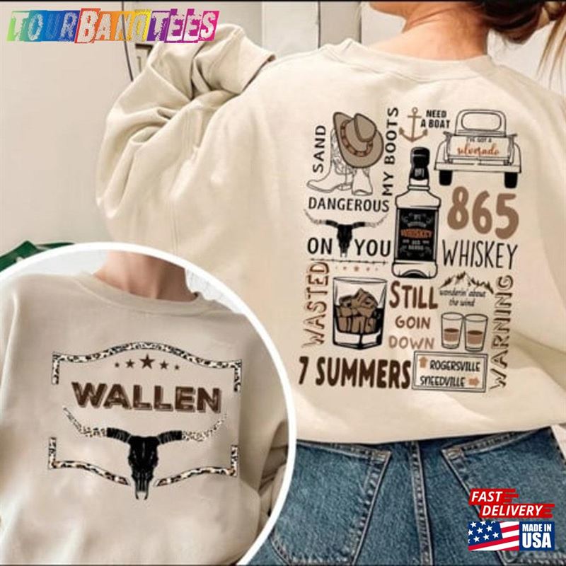 Sides Vintage Wallen Western Sweatshirt Cowboy Shirt Unisex 29Uf166194 – Utopia Fashion