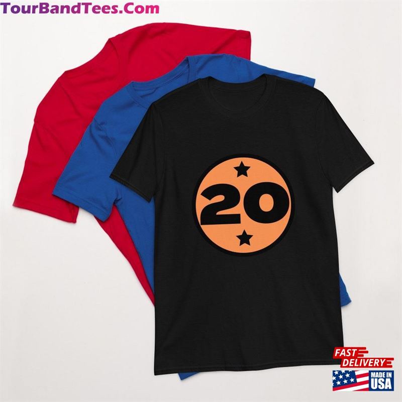 Years Number Twenty Orange Sport Us Unisex Short Sleeve T-Shirt 29Uf172854 – Utopia Fashion