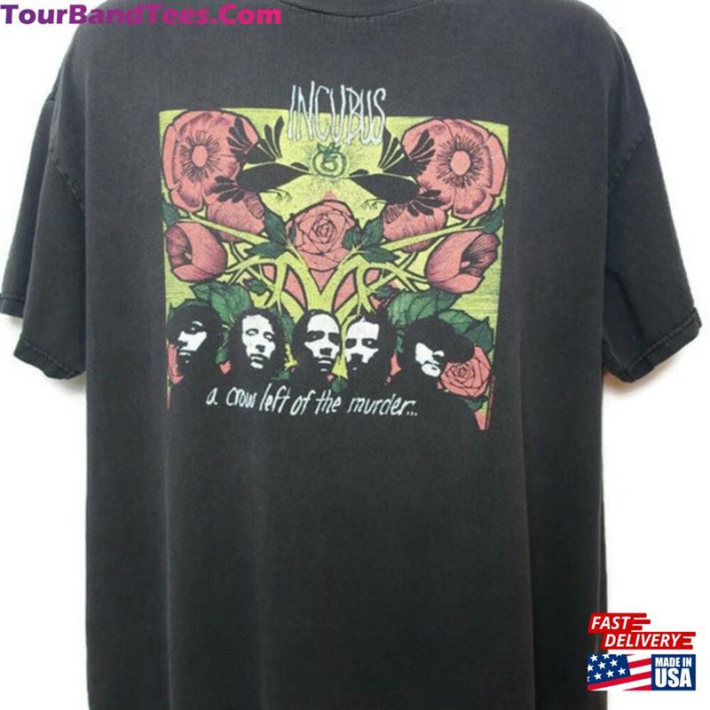 2000S Incubus Tshirt A Crow Left Of The Murder Y2K Shirt Classic T-Shirt 29Uf168905 – Utopia Fashion