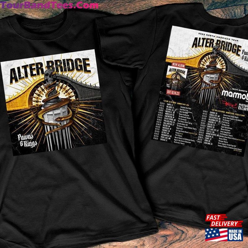 Alter Bridge North American Tour T-Shirt Sweatshirt Unisex 29Uf182747 – Utopia Fashion