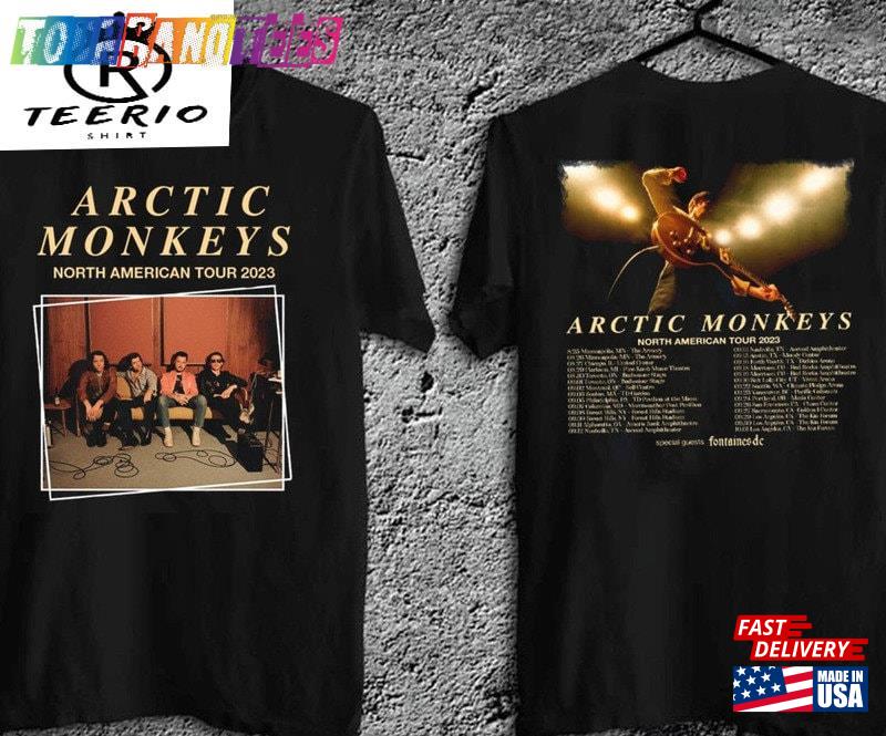 Arctic Monkeys North American Tour Shirt Rock Band Hoodie T-Shirt 29Uf165874 – Utopia Fashion