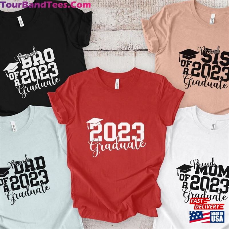 Graduate T-Shirt Matching Family Graduation Shirts Proud Of A Shirt Classic Sweatshirt 29Uf186977 – Utopia Fashion