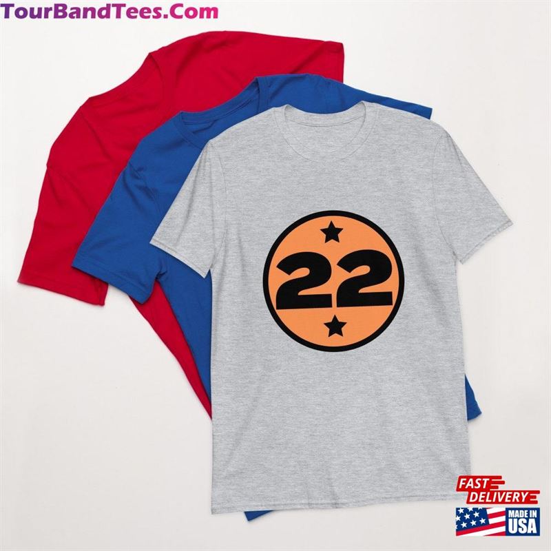 Years Old Number Twenty Two Orange Sport Us Unisex Short Sleeve T-Shirt Sweatshirt Classic 29Uf172562 – Utopia Fashion