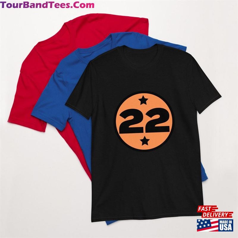 Years Old Number Twenty Two Orange Sport Us Unisex Short Sleeve T-Shirt Sweatshirt Classic 29Uf172562 – Utopia Fashion