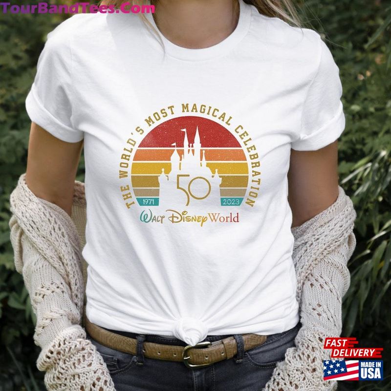 50Th Anniversary Walt Disney World Shirt Vacation T-Shirt Year Disneyworld Hoodie Classic 29Uf182773 – Utopia Fashion