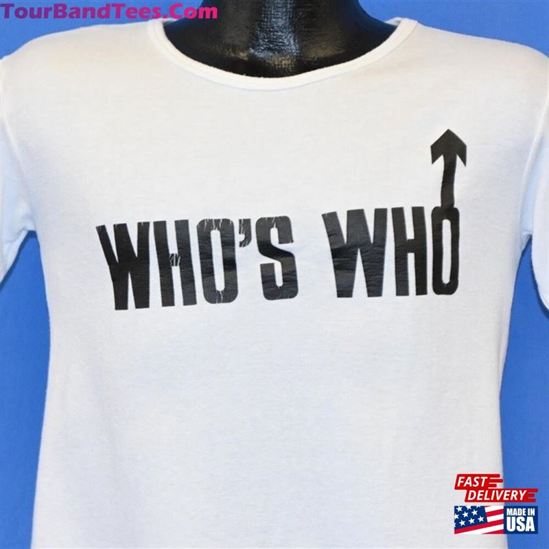 70S Who’S Tour Rock Band Daltrey Townshend White T Sweatshirt Unisex 29Uf168747 – Utopia Fashion