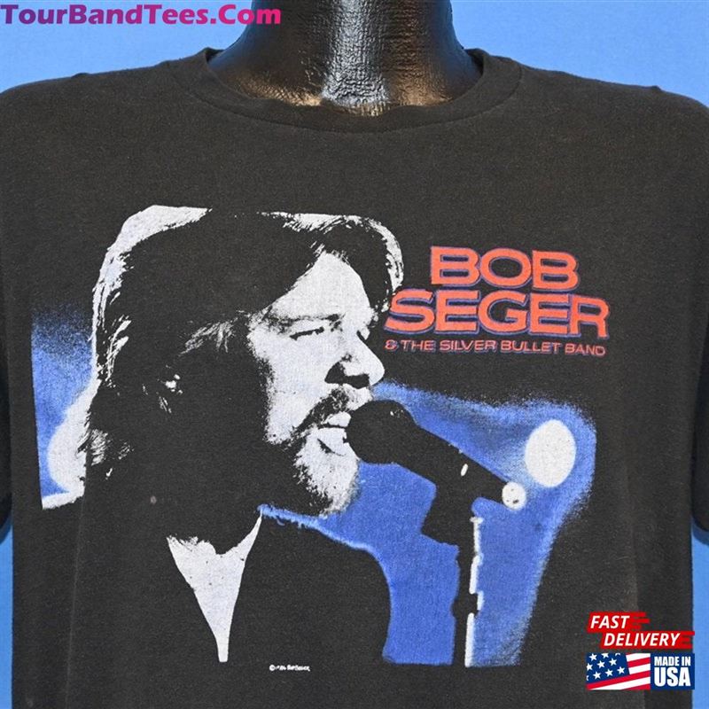 80S Bob Seger And The Silver Bullet Band Tour Rock Concert T Shirt Large T-Shirt Classic 29Uf167458 – Utopia Fashion