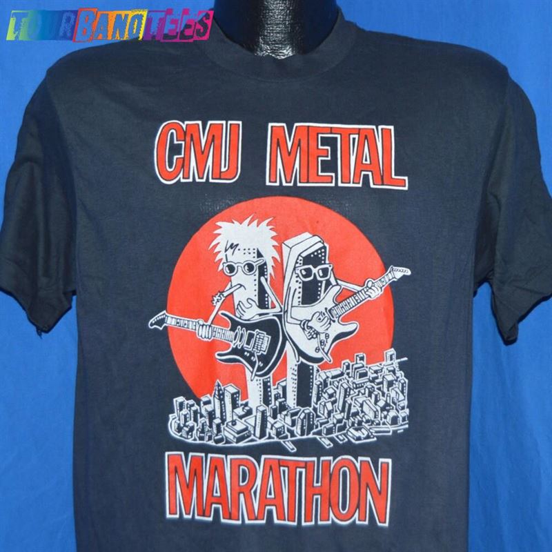 80S Cmj Metal Marathon Express Music Festival T Shirt Medium Unisex Sweatshirt 29Uf166798 – Utopia Fashion