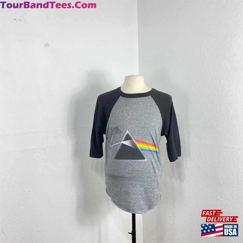 80S Vintage Pink Floyd Raglan Tour T Shirt Unisex Classic 29Uf169359 – Utopia Fashion