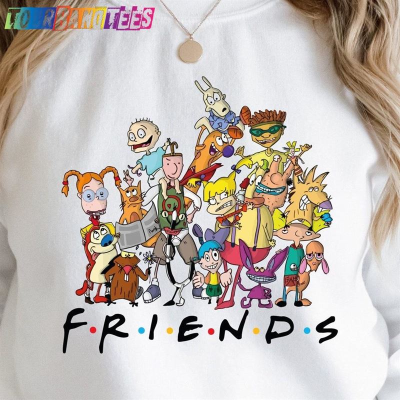 90S Cartoon Friends Shirt Sweatshirt Hoodie Classic 29Uf178426 – Utopia Fashion