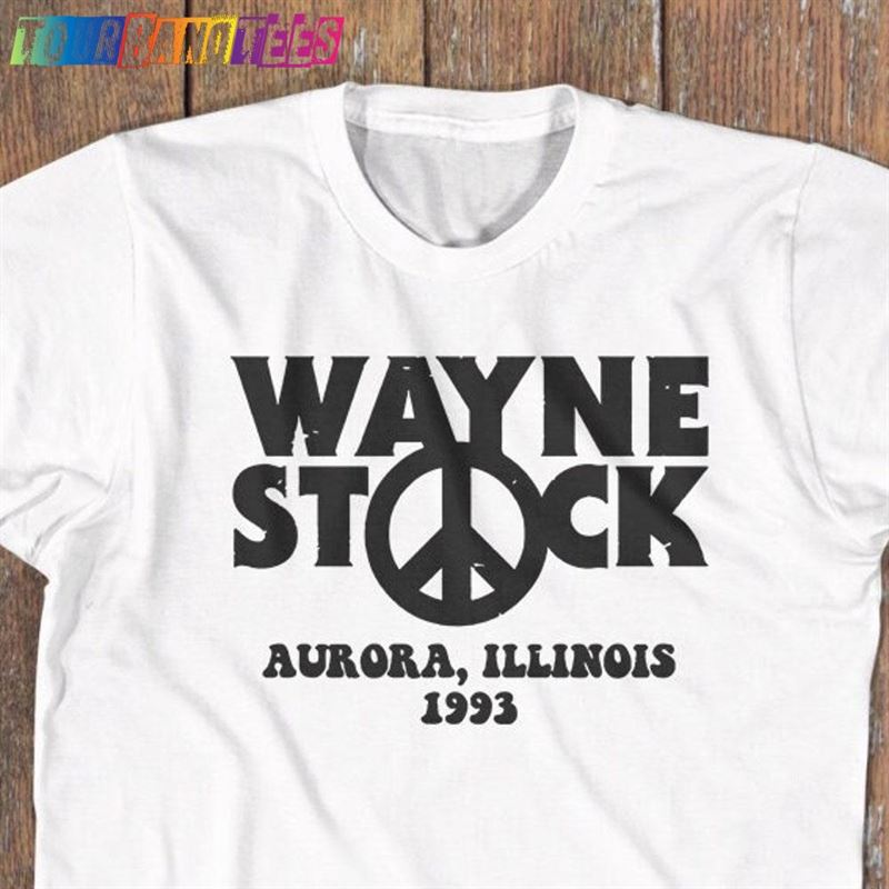 90S Movie Shirt Waynestock Waynes World T-Shirt Funny Retro Mike Myers Tia Carrere Gifts For Film Lovers Classic T-Shirts Hoodie 29Uf174871 – Utopia Fashion