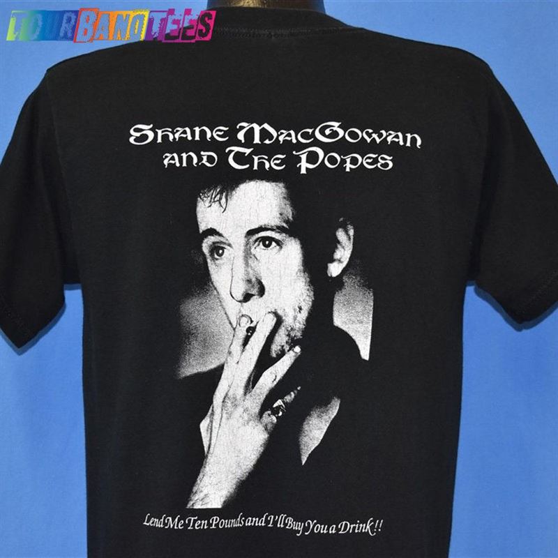 90S Shane Macgowen And The Popes Us Tour Celtic Punk Band T Shirt Medium Classic T-Shirt 29Uf166473 – Utopia Fashion