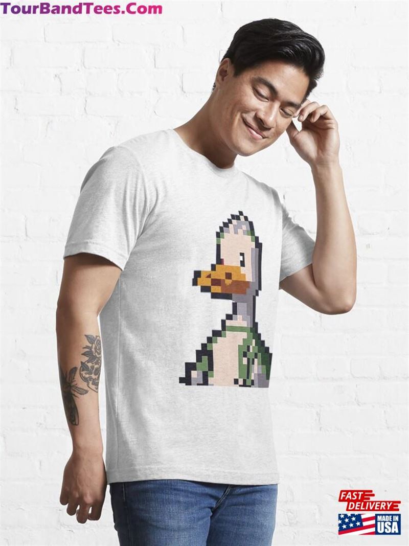 A Duck Funny Pixel Art Essential T-Shirt Hoodie Classic 29Uf182273 – Utopia Fashion