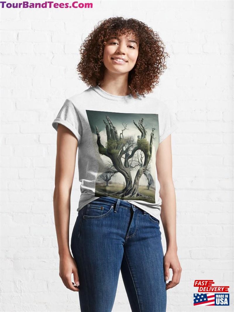 A Trees Like Hands Fingers Classic T-Shirt 29Uf182869 – Utopia Fashion