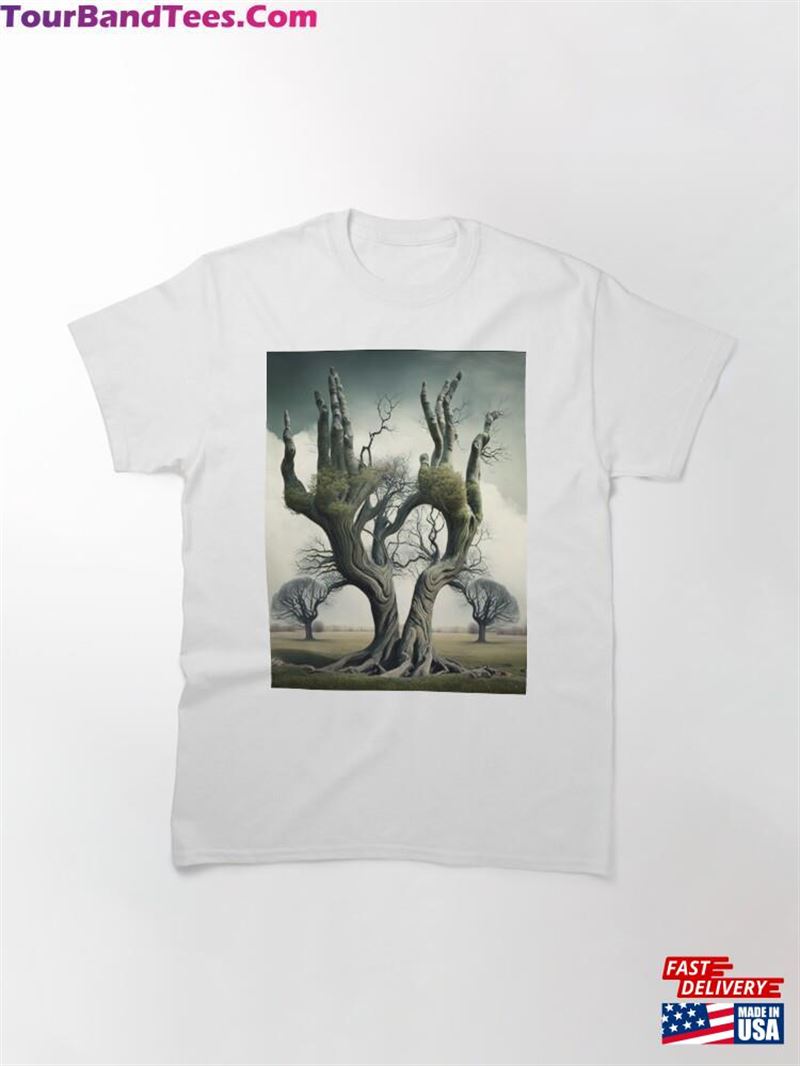 A Trees Like Hands Fingers Classic T-Shirt 29Uf182869 – Utopia Fashion