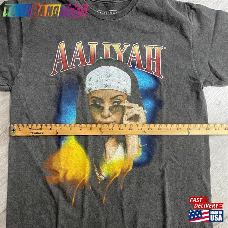 Aaliyah Greyed Graphic T-Shirt Small Hoodie 29Uf173712 – Utopia Fashion