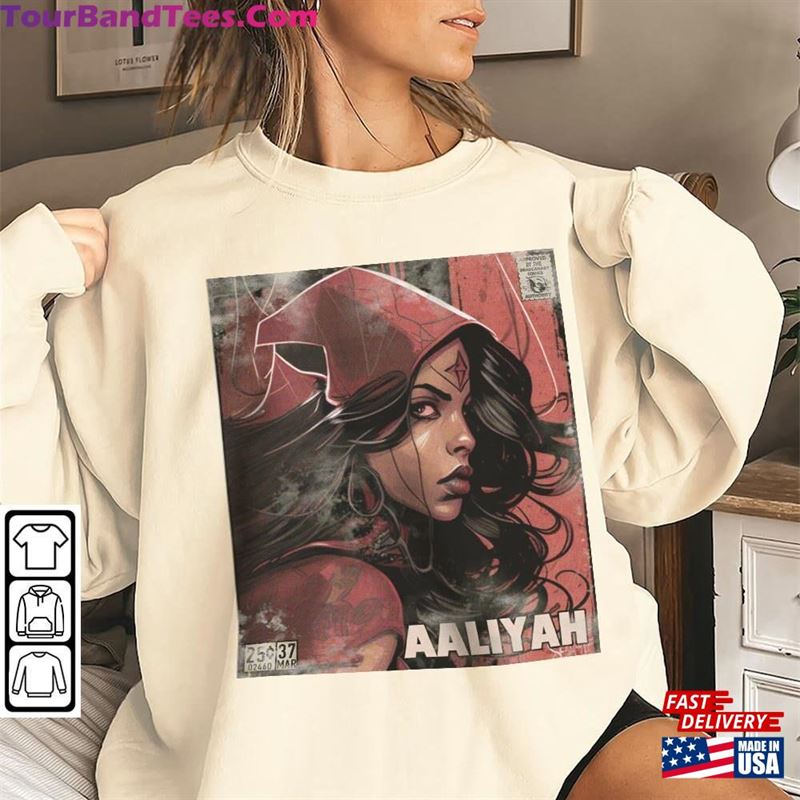 Aaliyah K6 Shirt Style Comic Hip Hop 90S T-Shirt Classic 29Uf182582 – Utopia Fashion