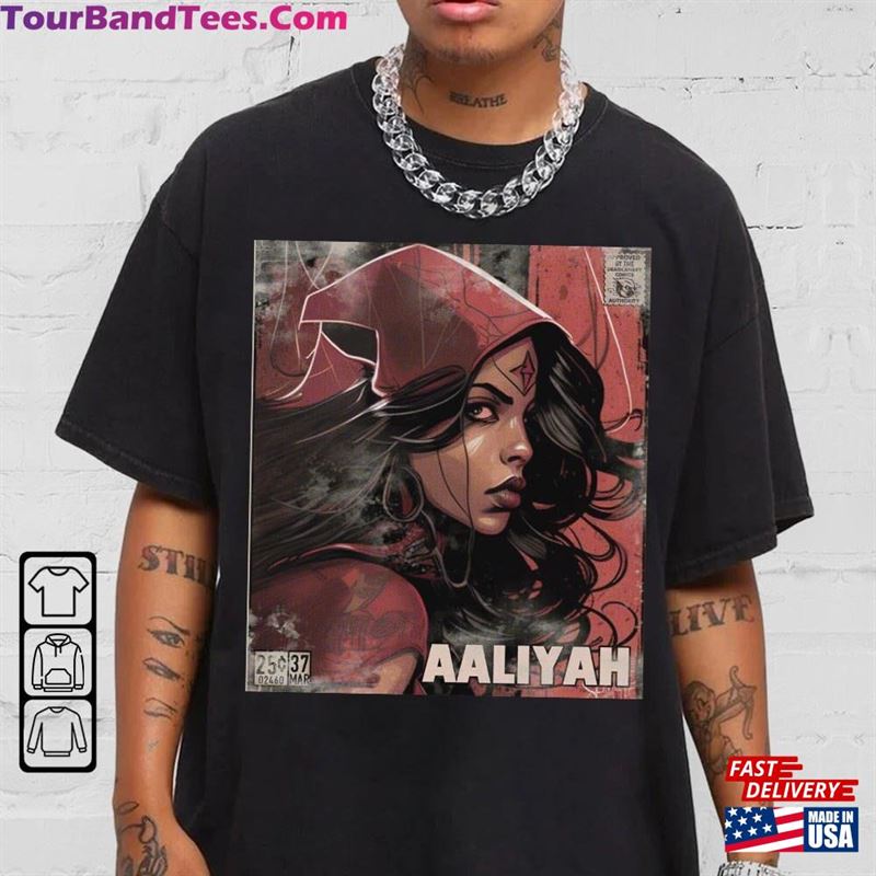 Aaliyah K6 Shirt Style Comic Hip Hop 90S T-Shirt Classic 29Uf182582 – Utopia Fashion