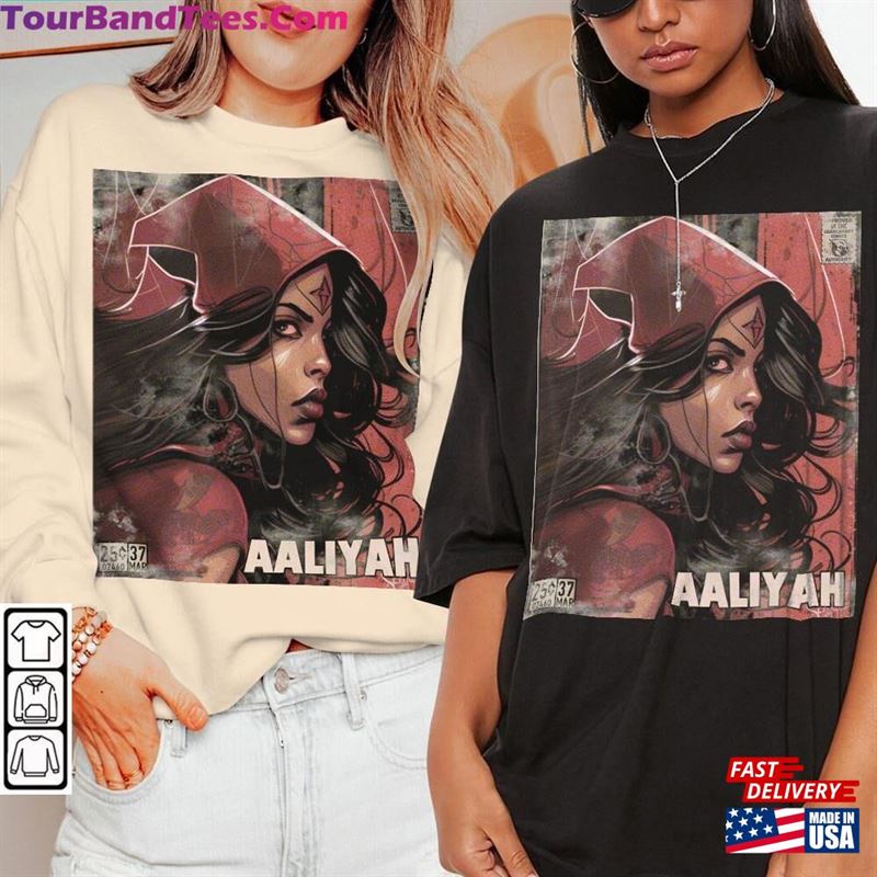 Aaliyah K6 Shirt Style Comic Hip Hop 90S T-Shirt Classic 29Uf182582 – Utopia Fashion