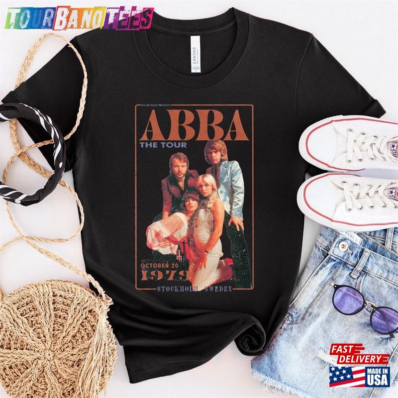 Abba The Tour Shirt Sweatshirt Vintage Band Hoodie 29Uf170580 – Utopia Fashion