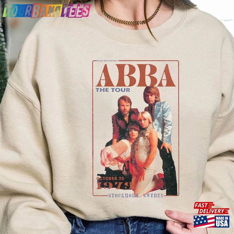 Abba The Tour T-Shirt Band Shirt Dancing Queen Unisex Sweatshirt 29Uf173729 – Utopia Fashion