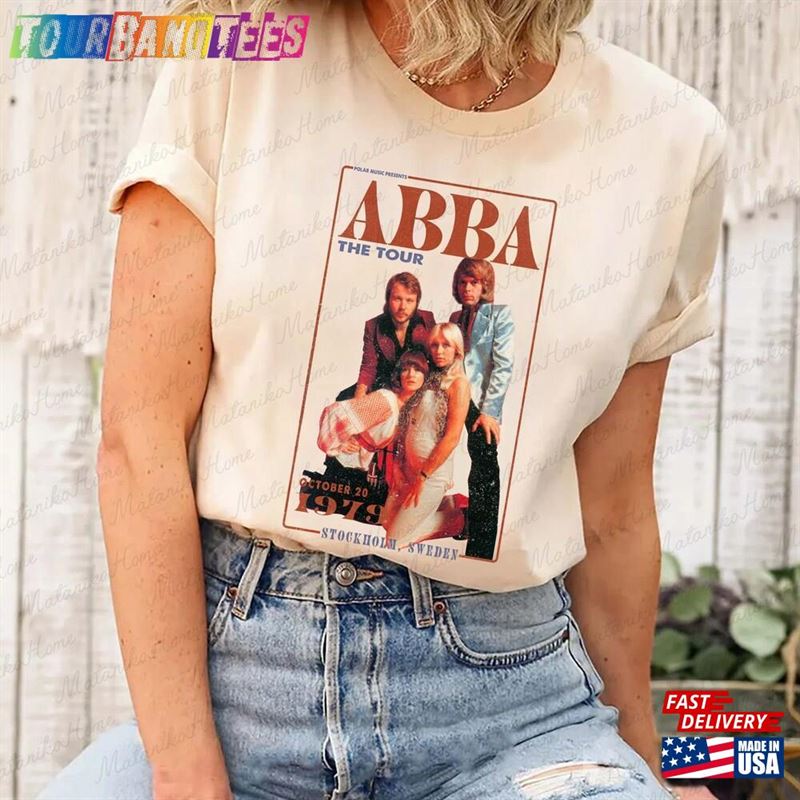 Abba The Tour T-Shirt Band Shirt Rock And Roll Classic 29Uf173069 – Utopia Fashion