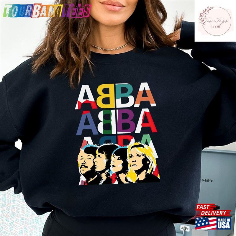 Abba Tour Sweatshirt Vintage The Shirt Band Hoodie Unisex 29Uf171599 – Utopia Fashion