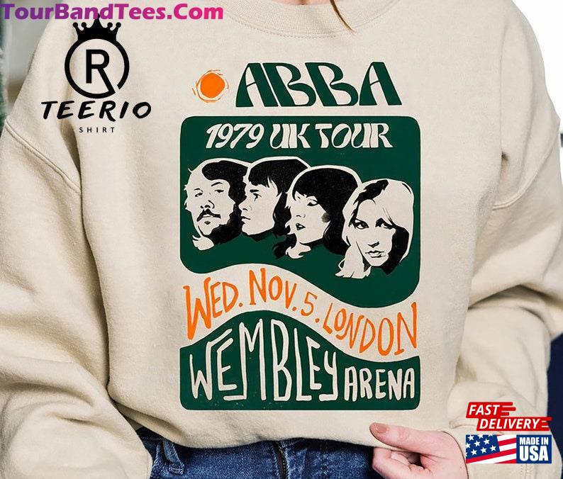 Abba Tour Sweatshirt Vintage Unisex T-Shirt Short Sleeve 29Uf169557 – Utopia Fashion