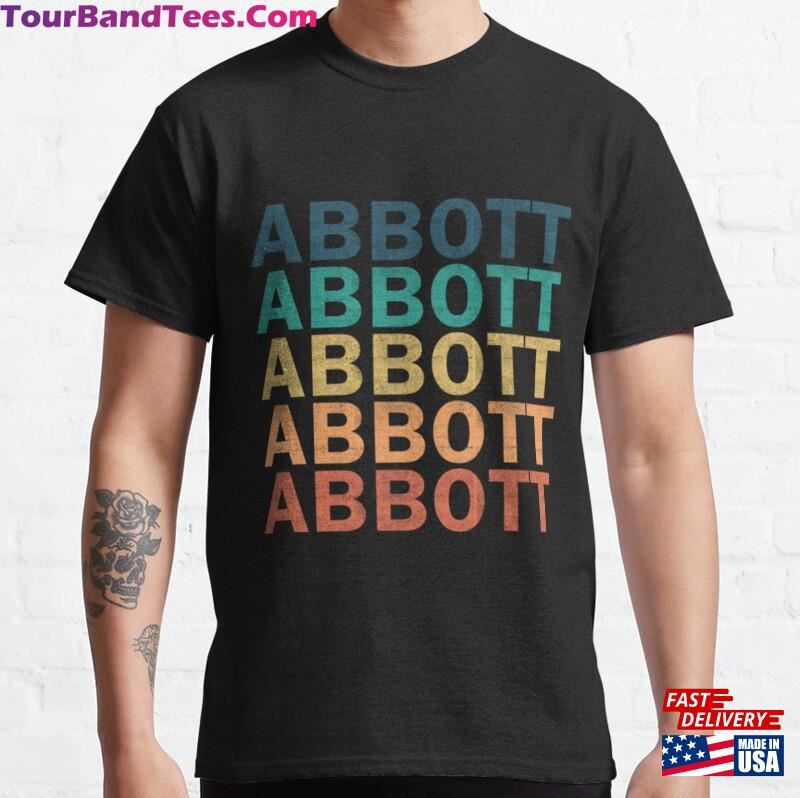 Abbott Name T-Shirt Vintage Retro Gi Classic 29Uf182818 – Utopia Fashion