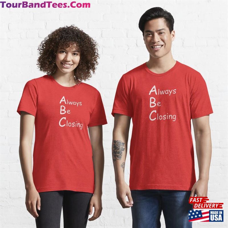 Abc Always Be Closing Sales T-Shirt Glengarry Glen Ross Movie Essential Classic 29Uf172740 – Utopia Fashion