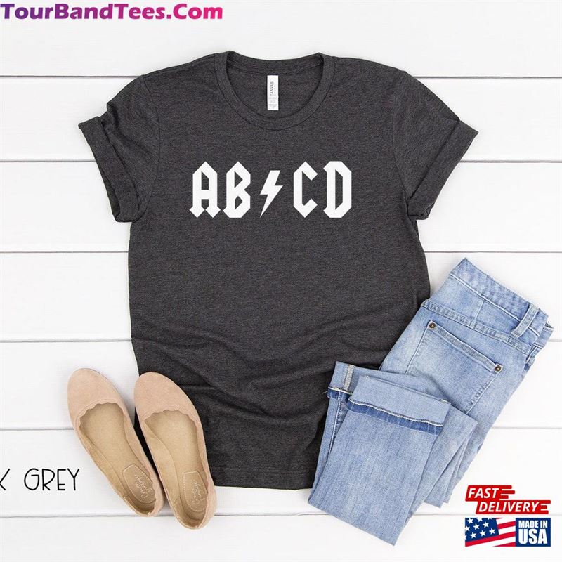 Abcd Rock And Roll T-Shirt Super Soft Vintage Unisex 29Uf167537 – Utopia Fashion