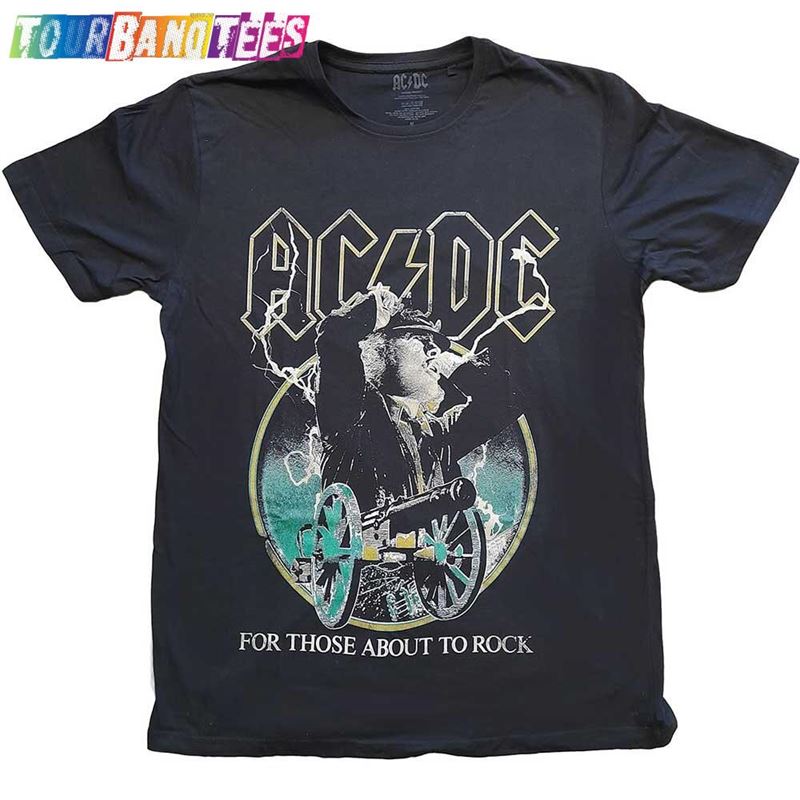 Ac Dc Unisex T-Shirt For Those About To Rock Yellow Outlines 29Uf166765 – Utopia Fashion