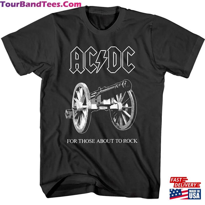 Acdc For Those About To Rock Cannon T-Shirt Hoodie Classic 29Uf167943 – Utopia Fashion